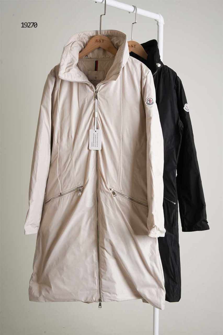 [MONCLER] 몽클레어 여성 구스다운 후드 롱패딩