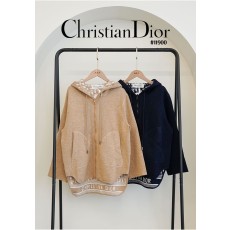 [DIOR] 크리스찬디올 수입프리미엄 리버서블 오블리크 니트 후드 집업