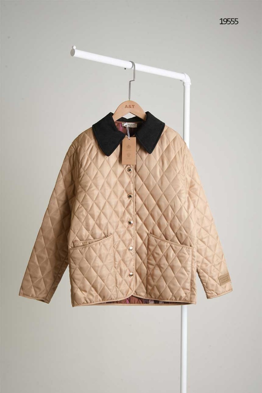 [BURBERRY] 버버리 여성 다이아몬드 퀼팅 자켓