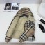 버버리 [BURBERRY] 버버리 아이버 하우스체크 여성 리버시블 덕다운 숏패딩
