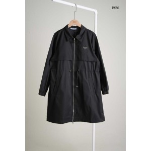[PRADA] 프라다 체스트 삼각로고 스트링 코트자켓