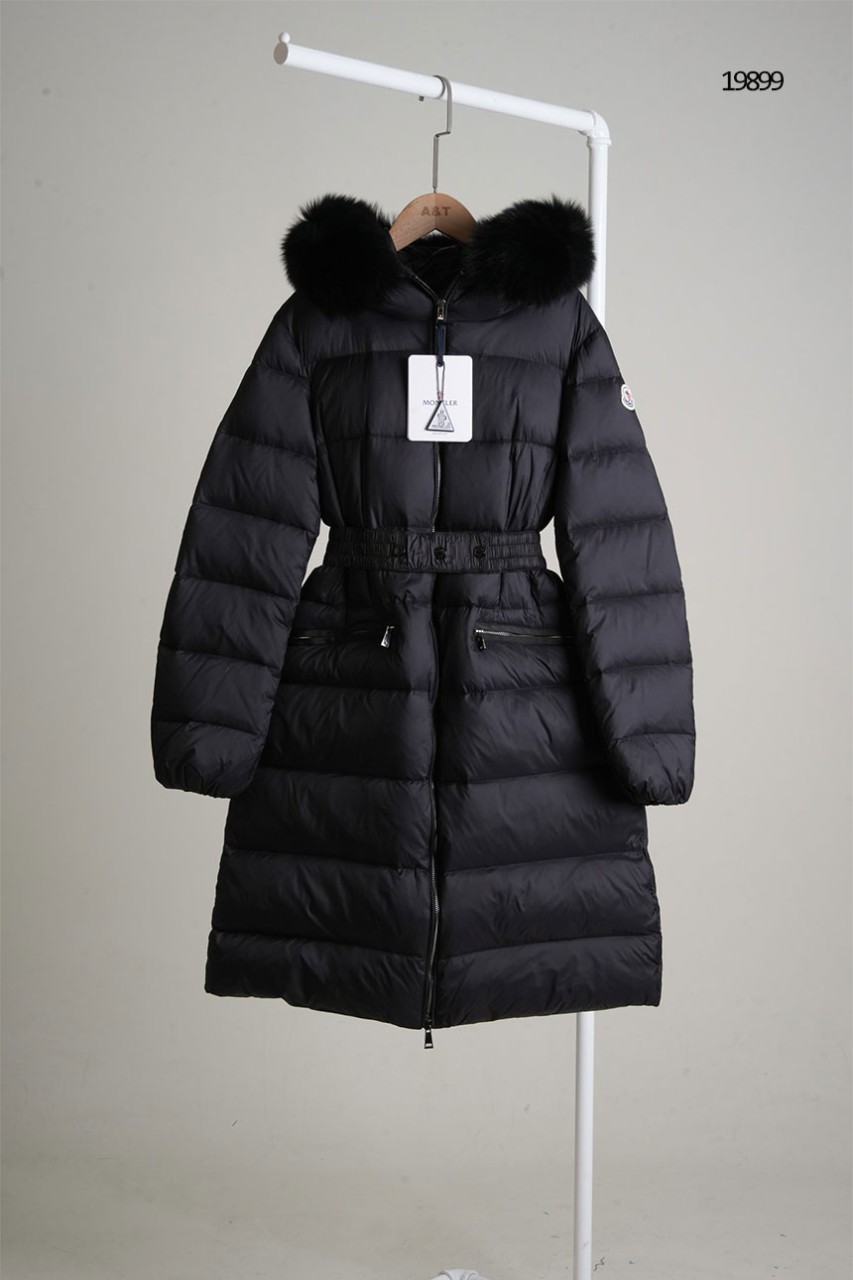 [MONCLER] 몽클레어 보에딕(Moncler Boedic) 폭스퍼 여성 롱 다운 자켓