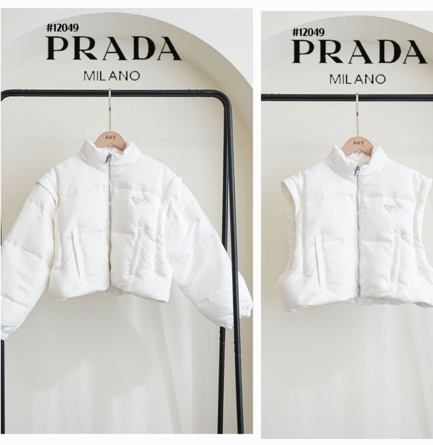 [PRADA] 프라다 수입 레터링 푸퍼 다운 점퍼