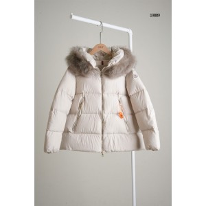 [MONCLER] 몽클레어 여성 라이체퍼 후드 쇼트 다운 자켓