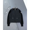 [MONCLER] 몽클레어 트리콧 다운 믹스 자켓