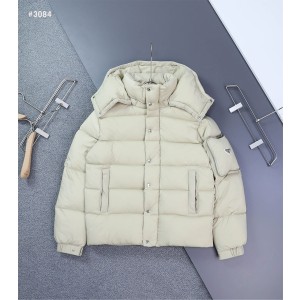 [PRADA] 프라다 포켓 삼각로고 후드 구스 패딩 점퍼