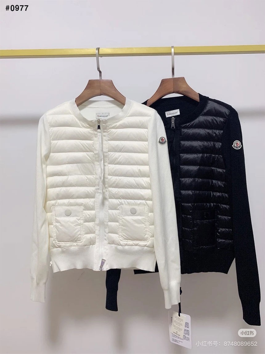 [MONCLER] 몽클레어 트리콧 믹스 다운 패딩 니트