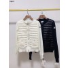 [MONCLER] 몽클레어 트리콧 믹스 다운 패딩 니트