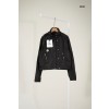 [MONCLER] 몽클레어 로고 패치 숏 나일론 후드 집업 자켓