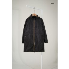 [BURBERRY] 버버리 체크 테이프 나일론 윈드브레이커 롱 자켓