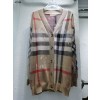 [BURBERRY] 버버리 체크 테크니컬 버튼 울 가디건