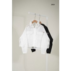 [MONCLER] 몽클레어 로고 패치 숏 후드 윈드브레이커 자켓