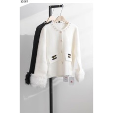 셀린느 [CELINE] 트리옹프 로고 퍼 니트 자켓 신상입고