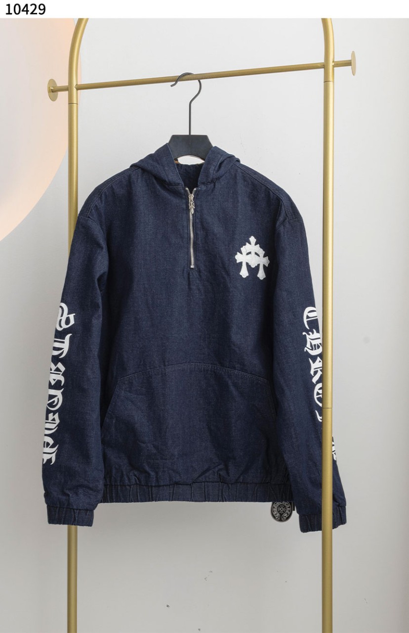 크롬하츠 [Chrome Hearts] 크롬하츠 데님 아노락 후드 신상입고