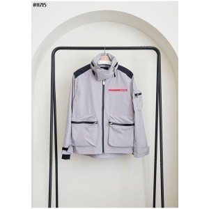[PRADA] 프라다 수입 프리미엄급 립 후드 트렌치 점퍼