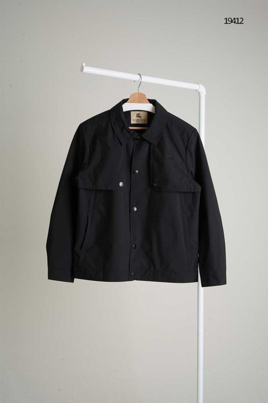 [BURBERRY] 버버리 EKD 로고 버튼 셔츠 자켓