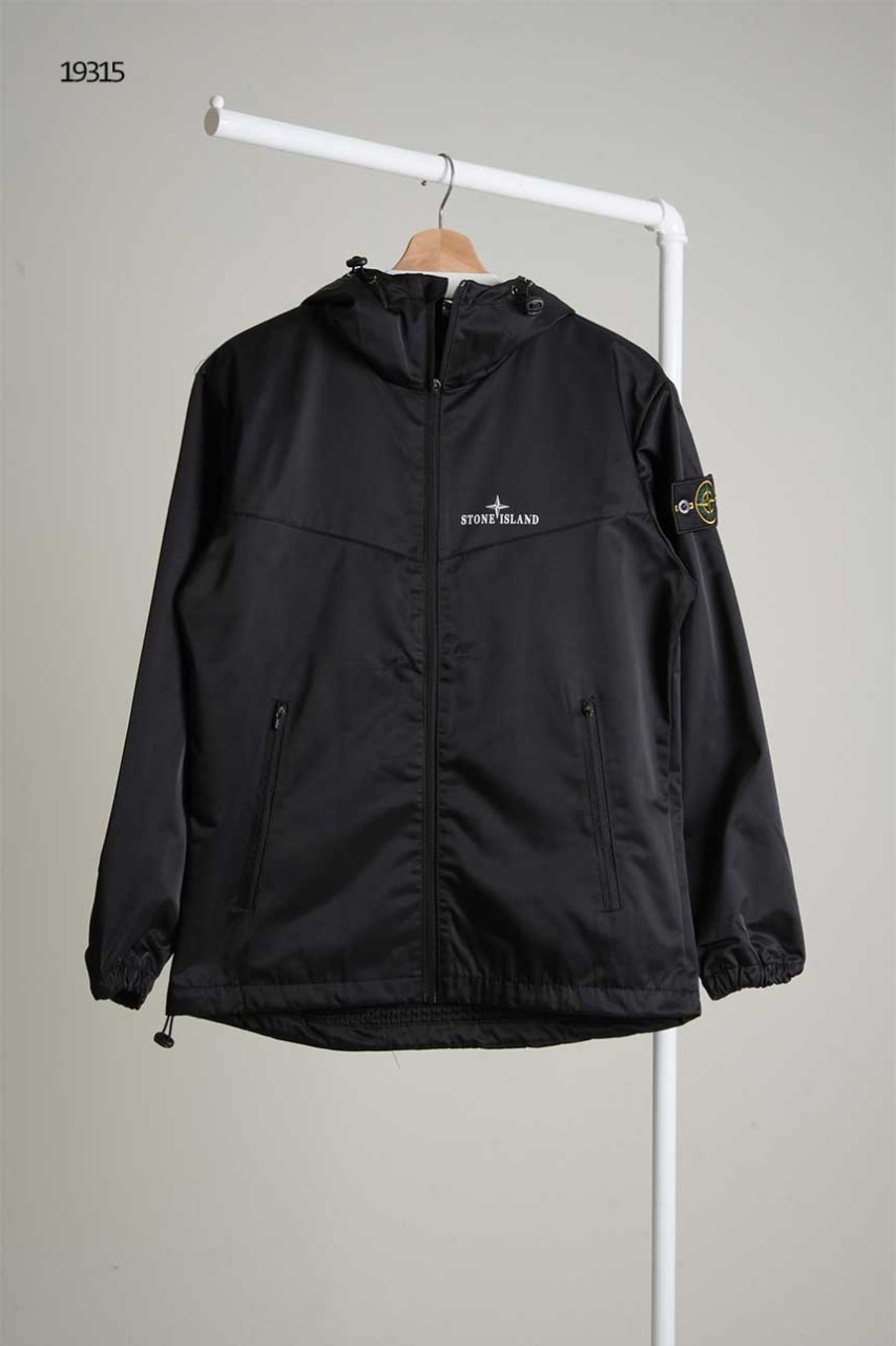 [STONE ISLAND] 스톤아일랜드 남성 풀집업 스트링 후드자켓