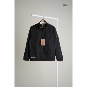 [BURBERRY] 버버리 이니셜 자수로고 블루종 자켓