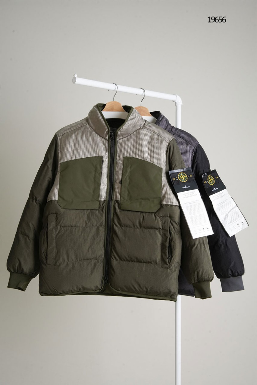 [STONE ISLAND] 스톤아일랜드 메탈릭 다운 푸퍼 자켓