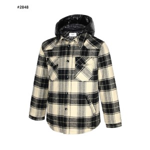 [CELINE] 셀린느 퀄팅 체크 셔츠 자켓