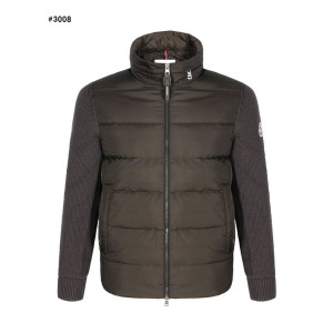 [MONCLER] 몽클레어 트리코 니트 패딩 울 집업 가디건