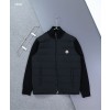 [MONCLER] 몽클레어 로고 패치 니트 패딩 자켓