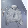 [BALENCIAGA] 발렌시아가 빈티지 피그먼트 워싱 기모 후드 자켓