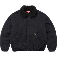 슈프림 [ S*preme ] 수입 남여공용 포우 셔링 라운드 봄버 자켓 ㅡ블랙ㅡ 입고