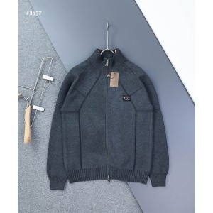 [GUCCI] 구찌 GG 스틸로고 클래식 니트 집업 자켓