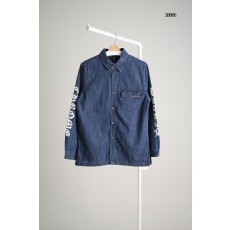 [Chrome Hearts] 크롬하츠 암 레터링 포인트 데님 셔츠
