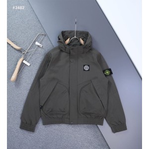 [STONE ISLAND] 스톤아일랜드 라이트 소프트쉘 와펜 후드 점퍼