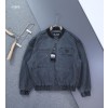 [EMPORIO ARMANI] 알마니 페이디드 워크 블루종 자켓