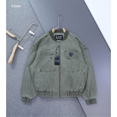 [EMPORIO ARMANI] 알마니 페이디드 워크 블루종 자켓