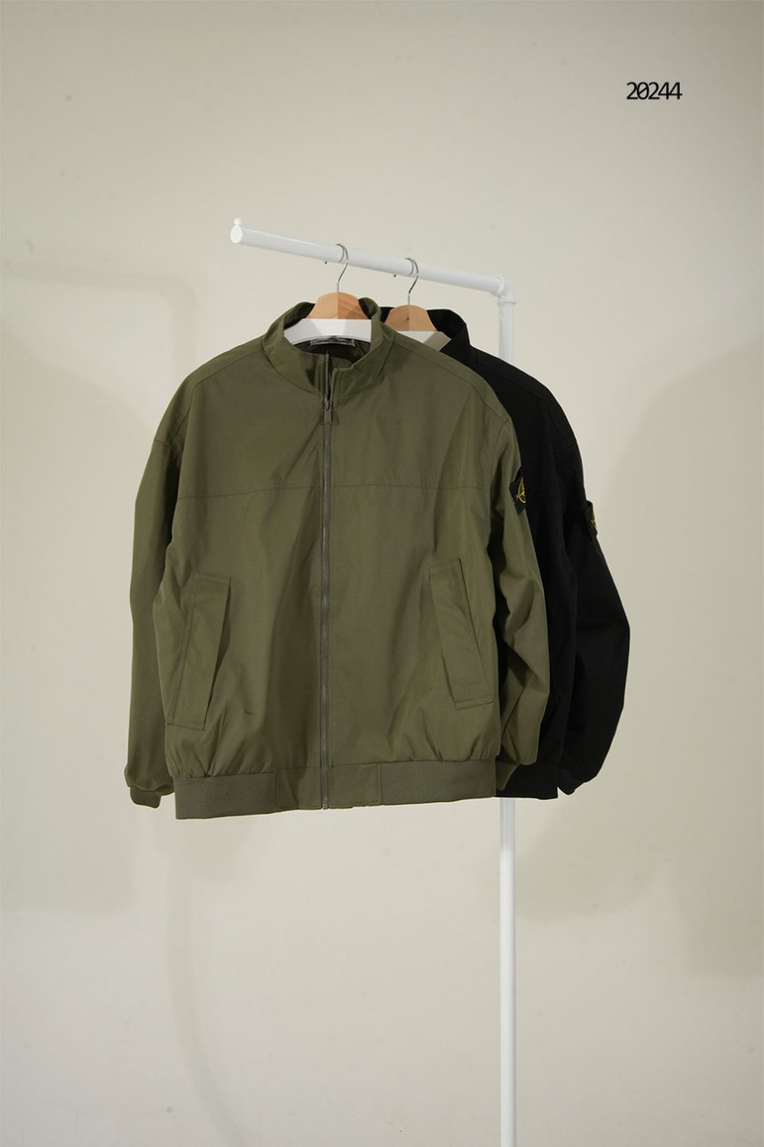 [STONE ISLAND] 스톤아일랜드 팔 셔링 컴퍼스 패치 미니멀 자켓