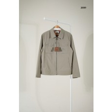 [BURBERRY] 버버리 체크 라이닝 자수 로고 집업 자켓