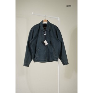 [PRADA] 프라다 트라이앵글 로고 데님 집업 자켓