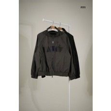[PRADA] 프라다 트라이앵글 로고 나일론 블루종 자켓