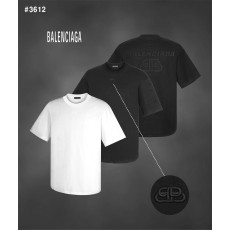 [BALENCIAGA] 발렌시아가 BB 백 로고자수 라운드 오버핏 티셔츠