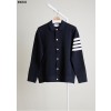 [THOM BROWNE] 톰브라운 코튼 울 릴렉스드 버튼 니트 카라 자켓
