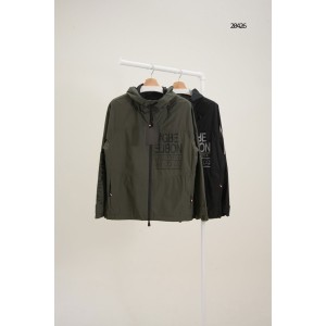 [MONCLER] 몽클레어 레터링 프린팅 후드 윈드브레이커 자켓