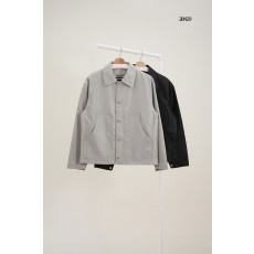 [PRADA] 프라다 백 트라이앵글 로고 카라 버튼 자켓