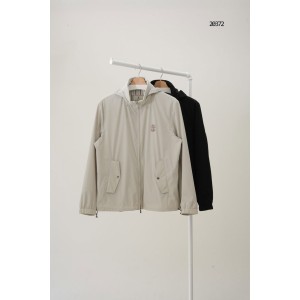 [BRUNELLO CUCINELLI] 브루넬로 쿠치넬리 미니 로고 후드 바람막이 자켓