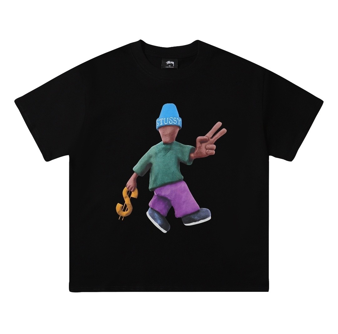 [STUSSY] 스투시 피스 앤 프로스페리티 수입 반팔티셔츠