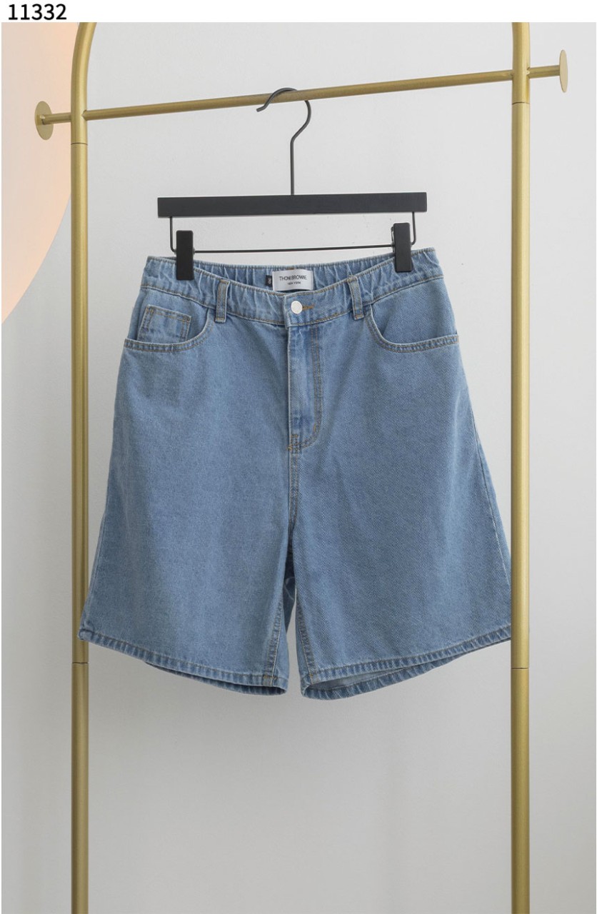 톰브라운 [Thom Browne] 히든 밴딩 버뮤다 데님 신상입고