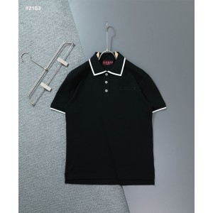 [GUCCI] 구찌 이니셜 로고 클래식 카라 반팔 티셔츠