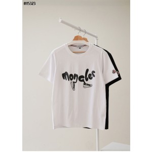 [MONCLER] 몽클레어 러닝 레터링 로고 그래픽 코튼 티셔츠