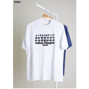 [Maison Margiela] 메종마르지엘라 빈티지 넘버링 자수 로고 코튼 크루넥 티셔츠