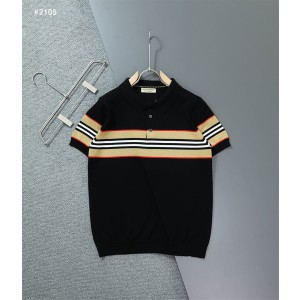[BURBERRY] 버버리 TB 래빗 카라 반팔 티셔츠
