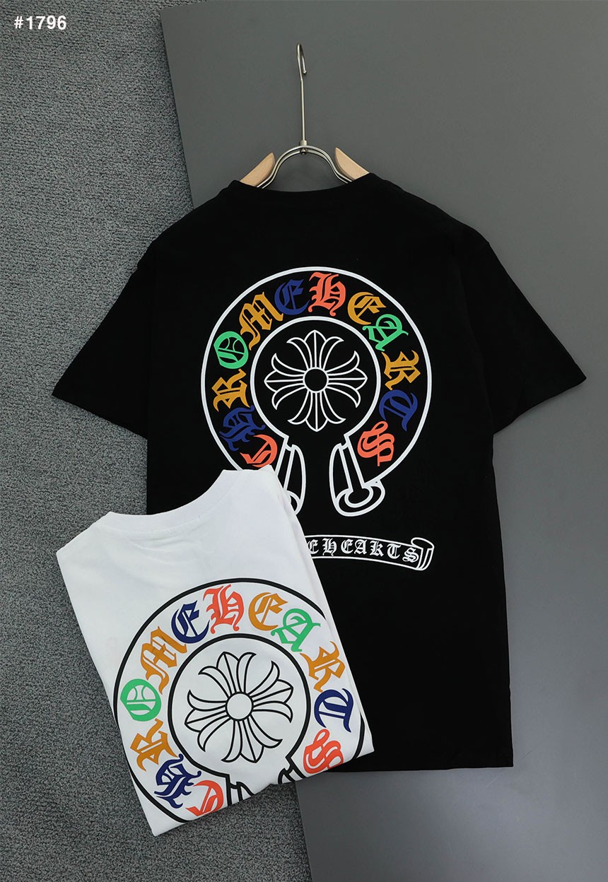 [Chrome Hearts] 크롬하츠 멀티컬러 말발굽 반팔 티셔츠