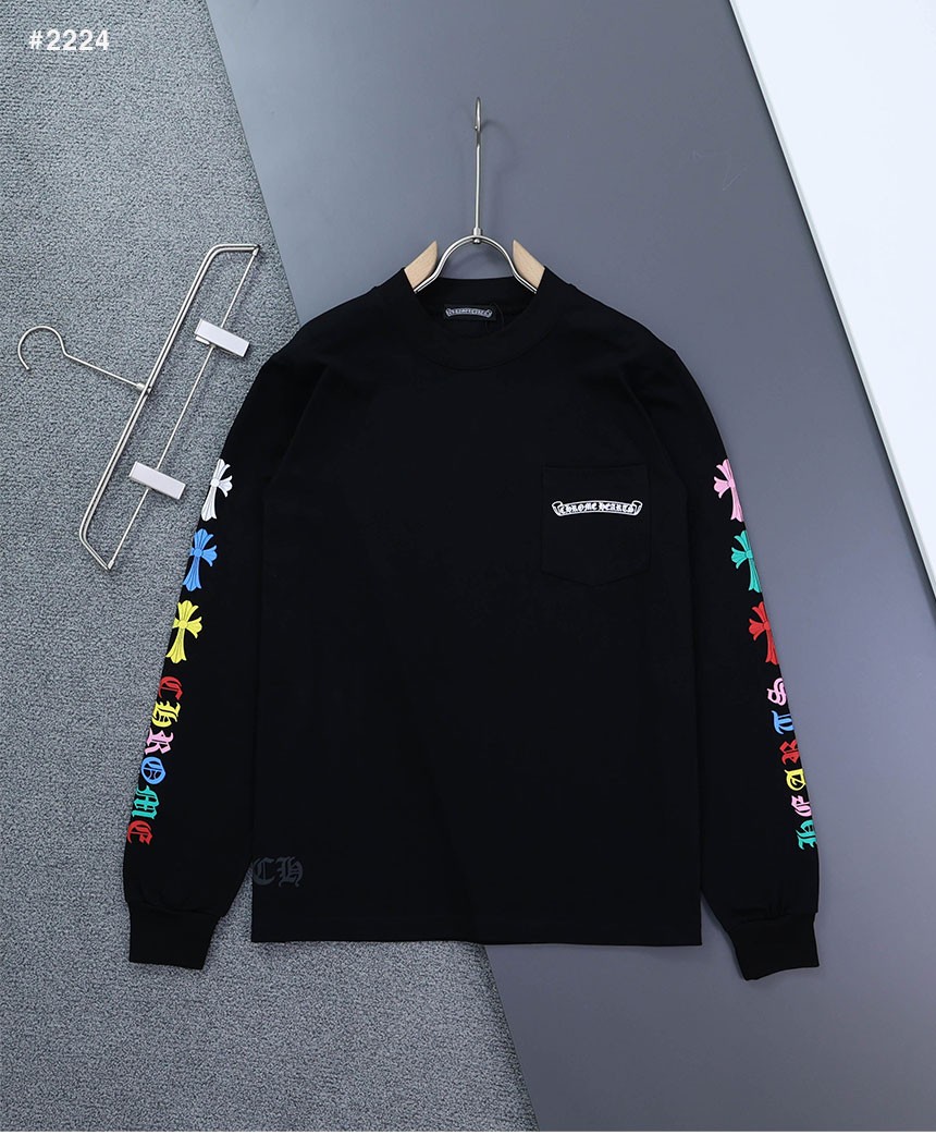 [Chrome Hearts] 크롬하츠 멀티컬러 크로스 롱 슬리브 티셔츠